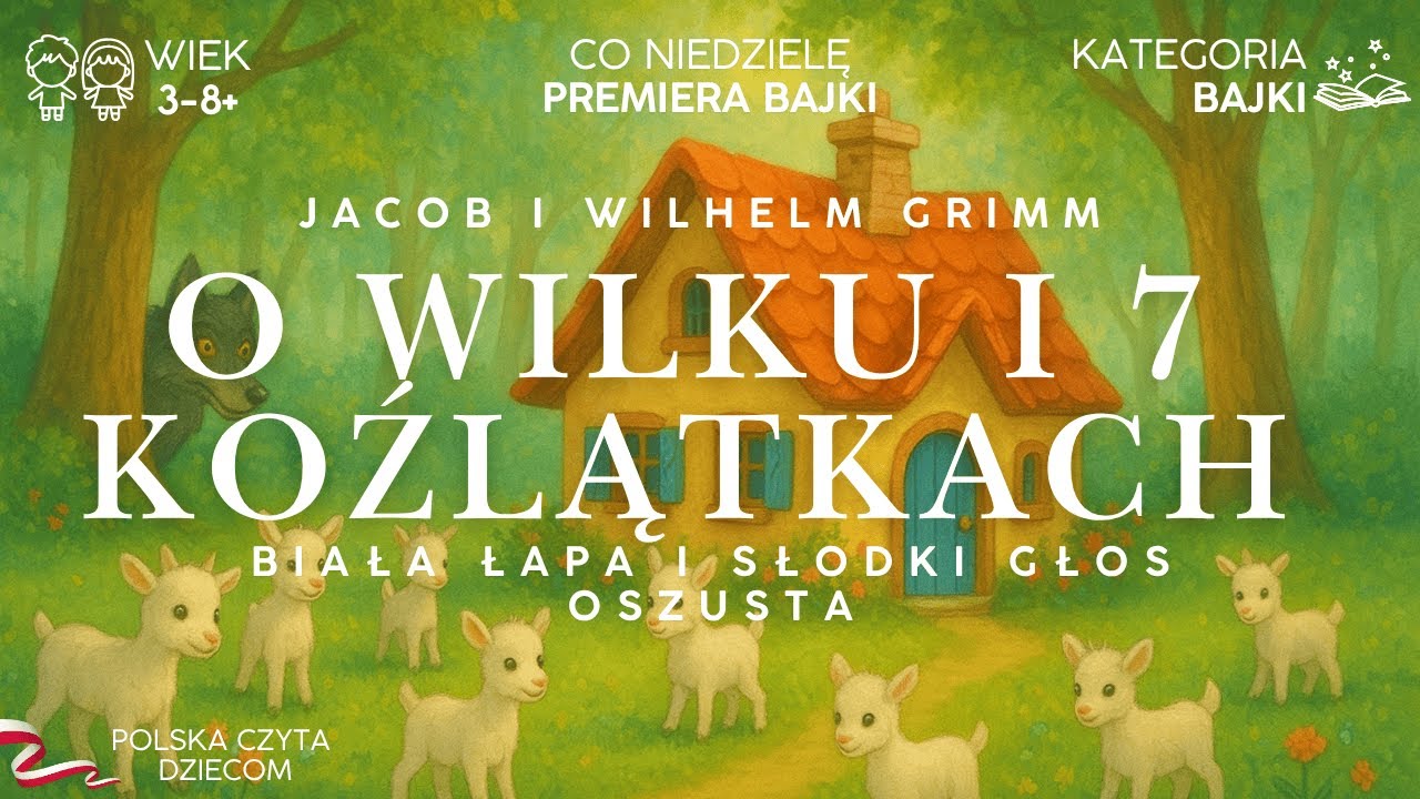 Wilk i siedem koźlątek 🐺 | Klasyczna opowieść dla dzieci | Polskie Bajki