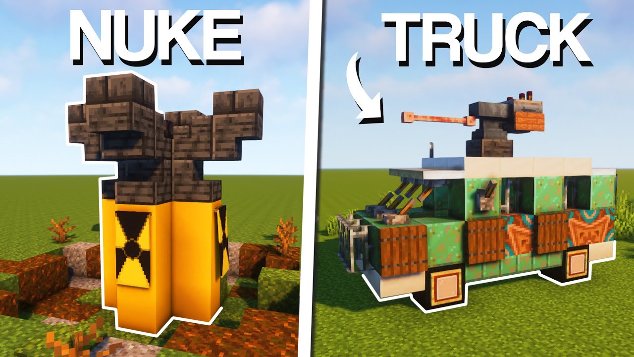 Minecraft: 10+ Apocalyspe Build Hacks & Ideas!