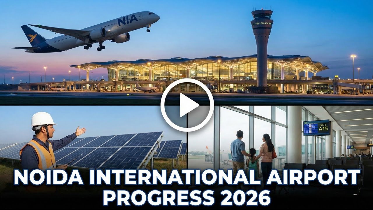 A Glimpse into the Future: Noida International Airport (NIA) Progress Update 2026 ✈️