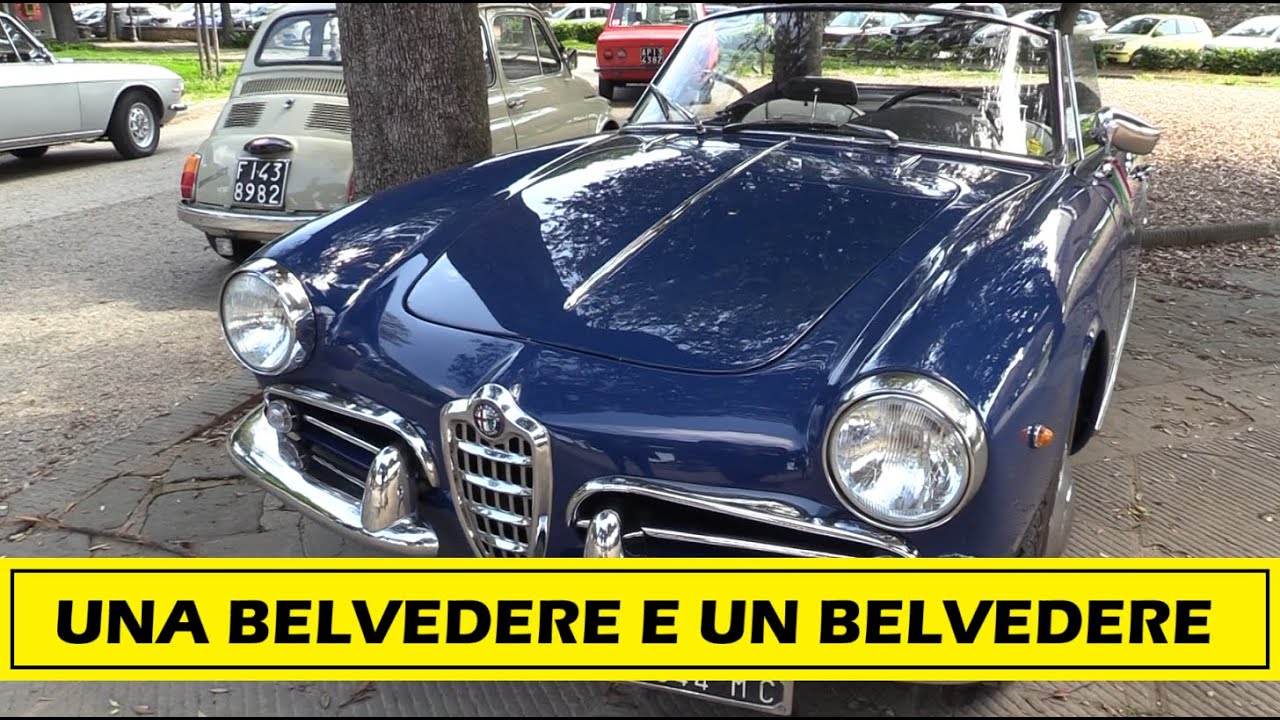 Una 500 Belvedere e una Giulietta che è sempre un bel vedere