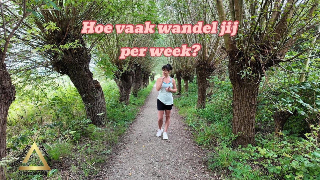 Wandelen is gezond! Hoe vaak wandel jij per week?