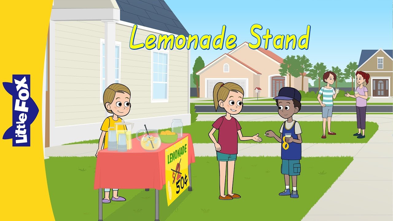 Lemonade Stand | Family | Neighborhood | Little Fox | Bedtime Stories
