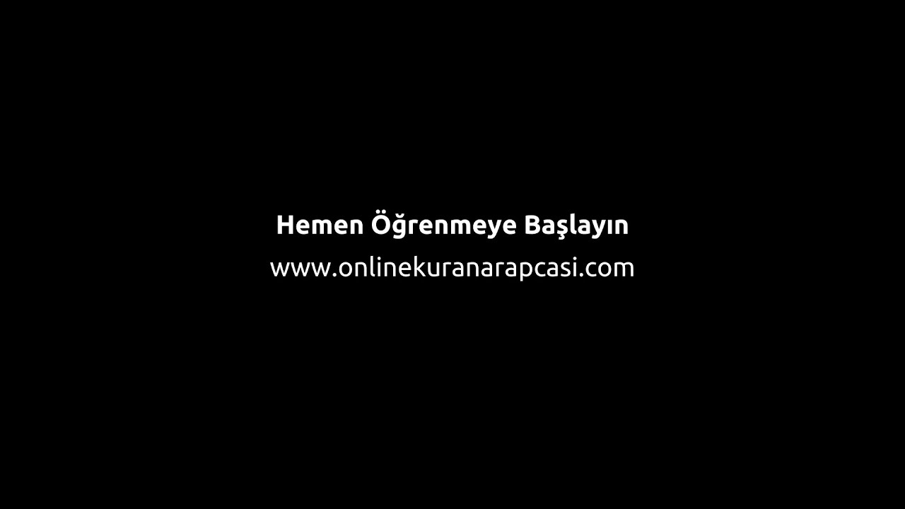 İnteraktif Kur'an Arap&ccedil;ası &Ouml;ğrenme Platformu onlinekuranarapcasi.com yayında!