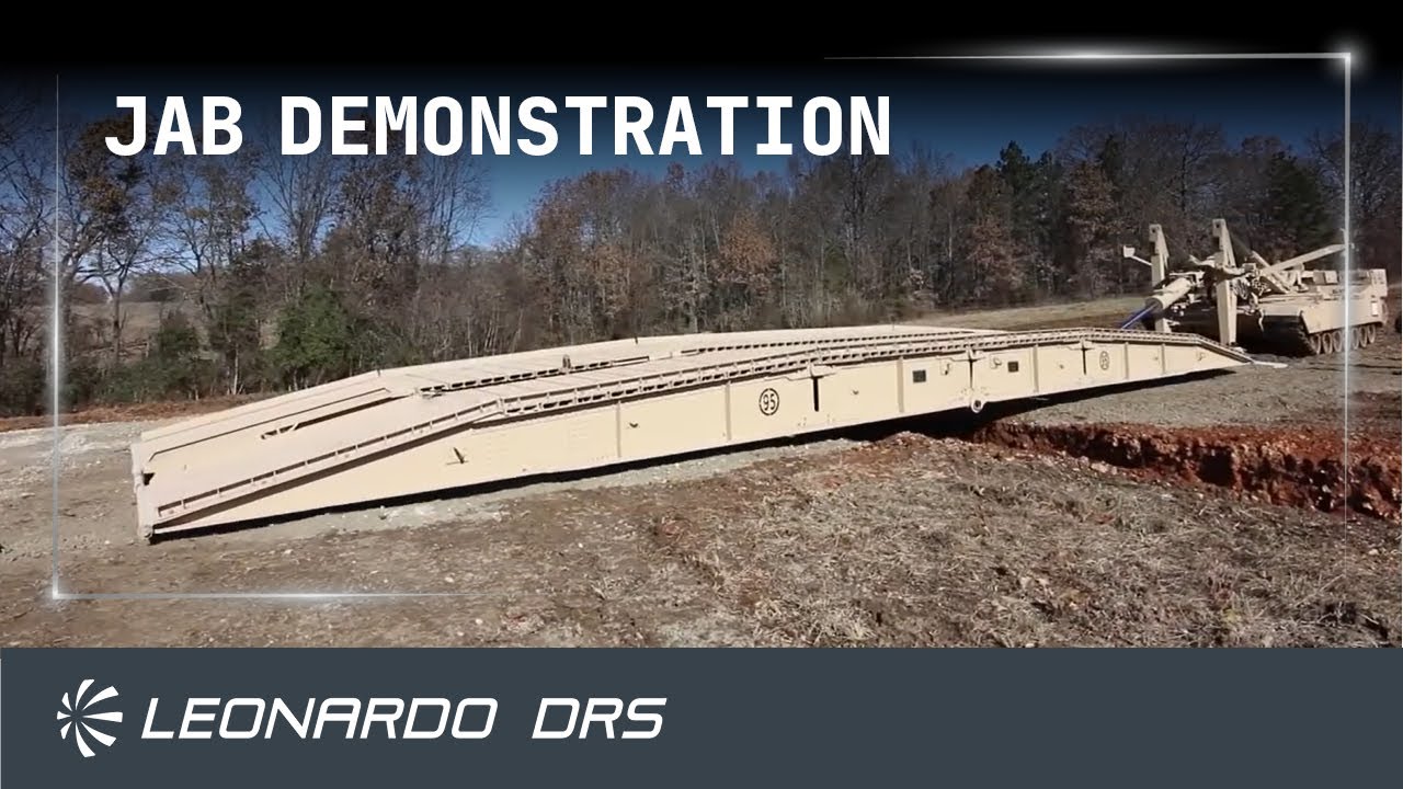 Leonardo DRS Joint Assault Bridge (JAB) Deployment Demonstration
