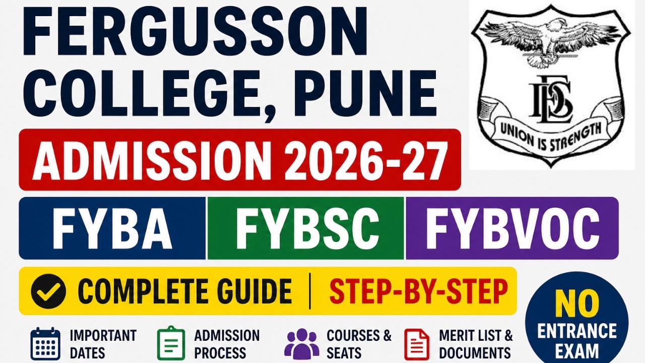 FC College Pune Admission 2026 Complete Guide | Dates, Merit List, Courses, Fees & Process
