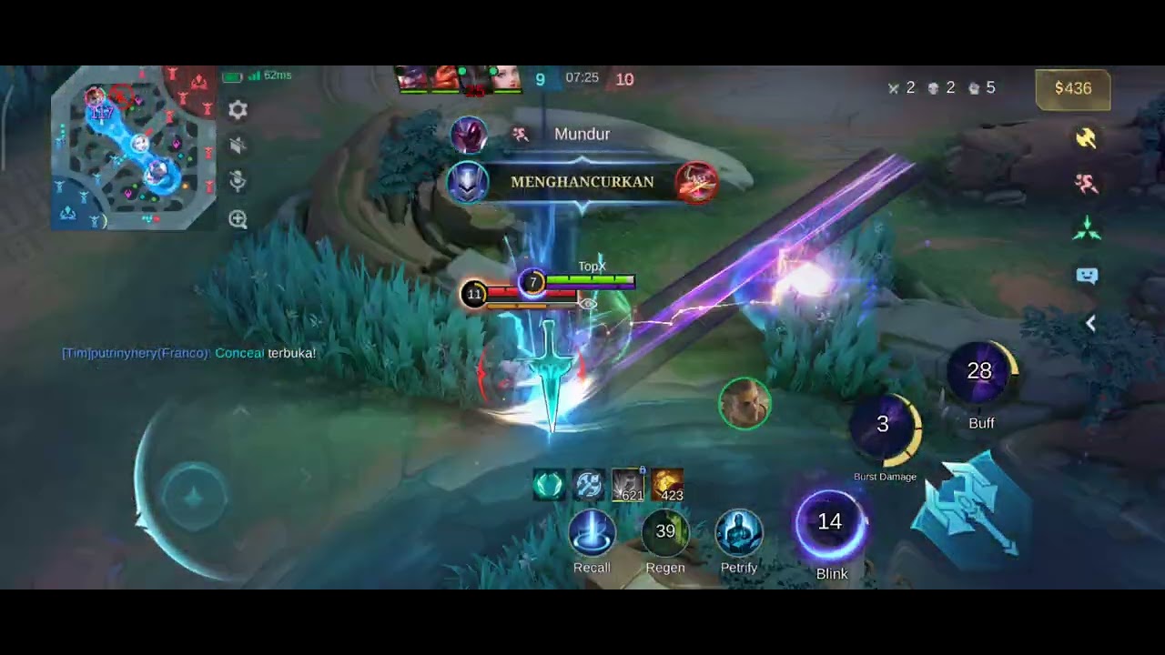 #mobilelegends  anomali lagi dah Franco exp ni ape benda dah