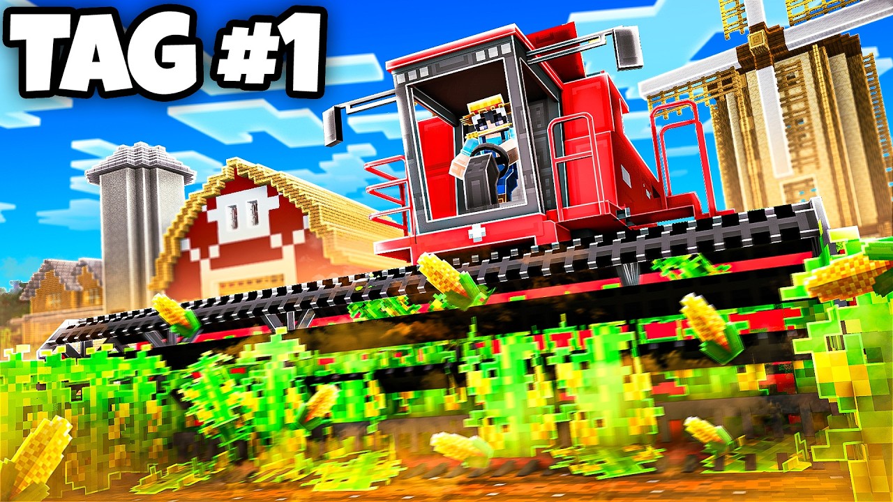 Ich habe eine REALISTISCHE FARM in Minecraft gebaut&hellip;