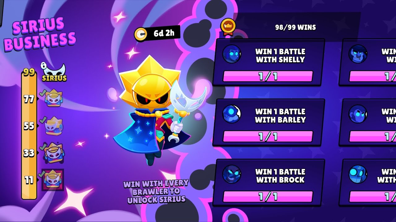 Unlocking Sirus from Brawl stars