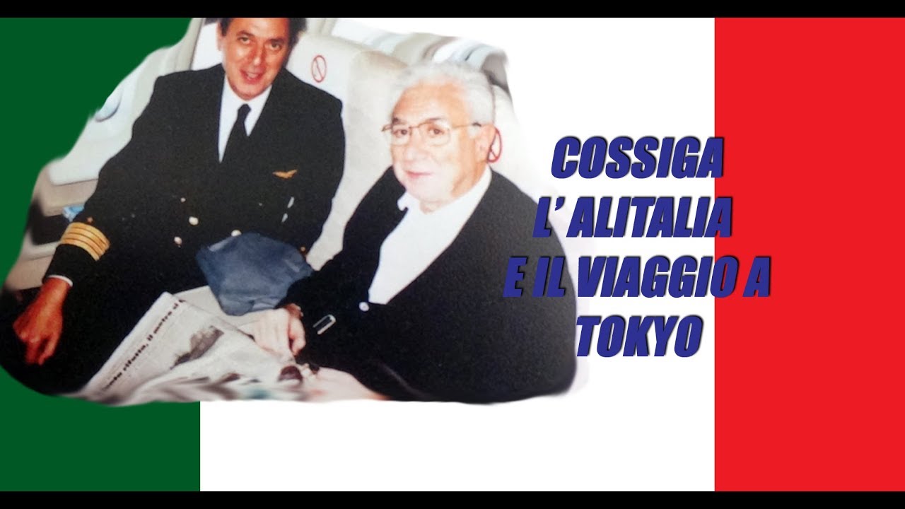 Alitalia 1989 - Francesco Cossiga e il viaggio a Tokyo