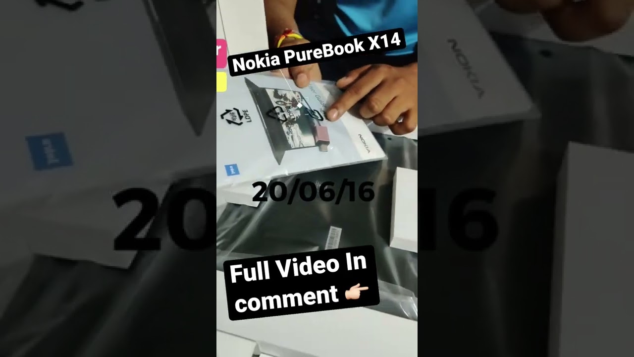 Nokia PureBook X14 unboxing #shorts #nokia #purebook #nokia #laptop #unboxing #unboxingvideo