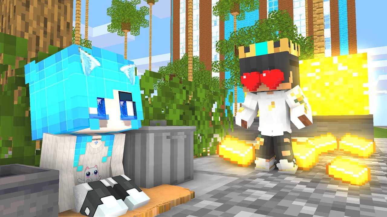 Minecraft/ Minecraft/ Школа монстров: Милая бедная девочка любит богатого мальчика 4 - Minecraft ...