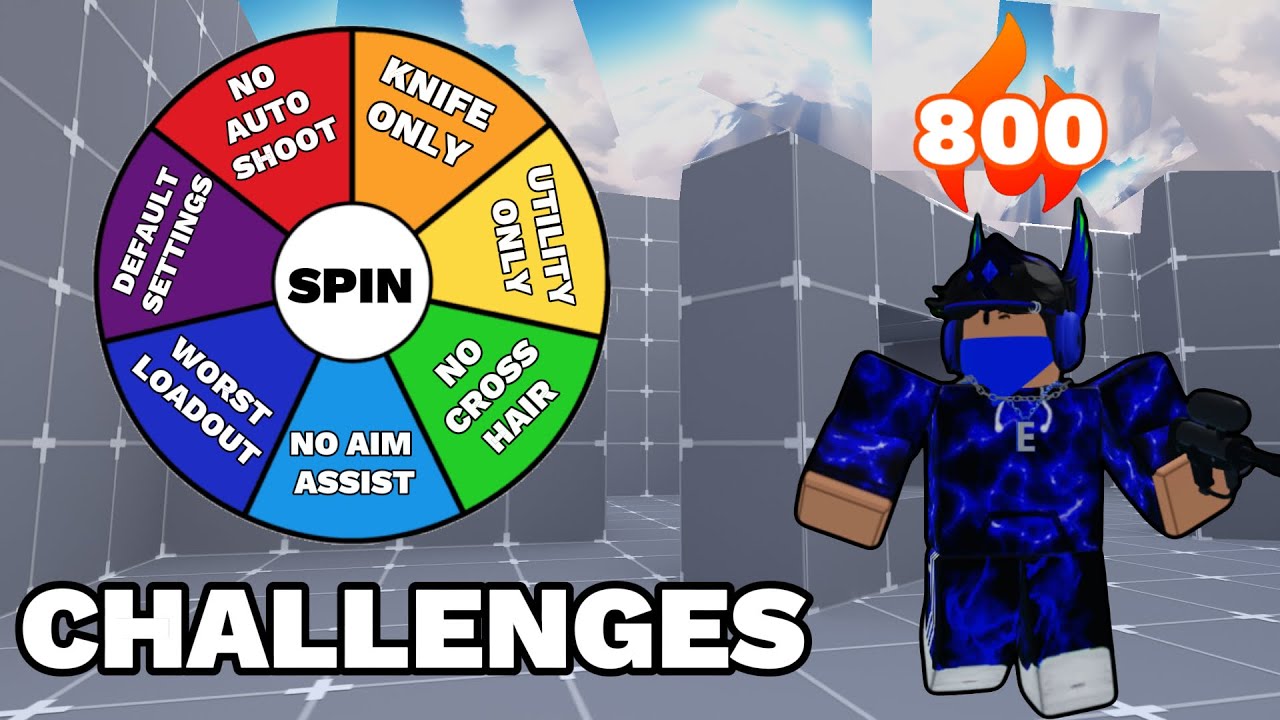 WHEEL chooses my RANDOM CHALLENGE in Rivals! | (Roblox Rivals)