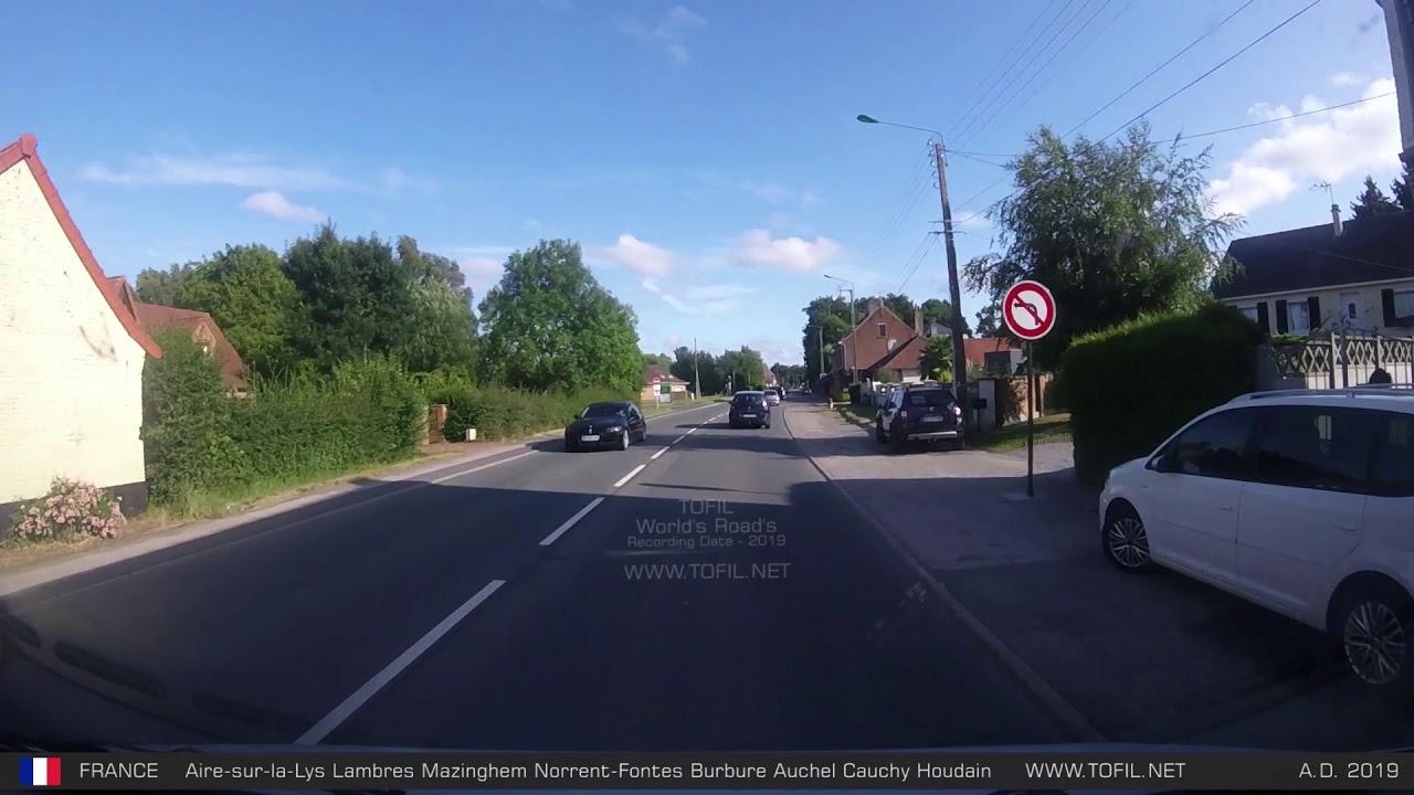928 Aire-sur-la-Lys Lambes Mazinghem Norrent-Fontes Burbure Auchel Cauchy Houdain Road Trip FRANCE