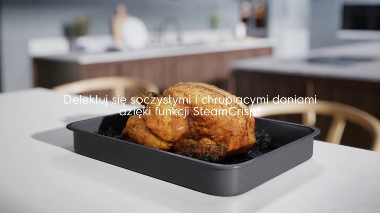 Piekarniki parowe SteamCrisp: Delikatne wnętrze i chrupiąca skóra dzięki parze! | Electrolux