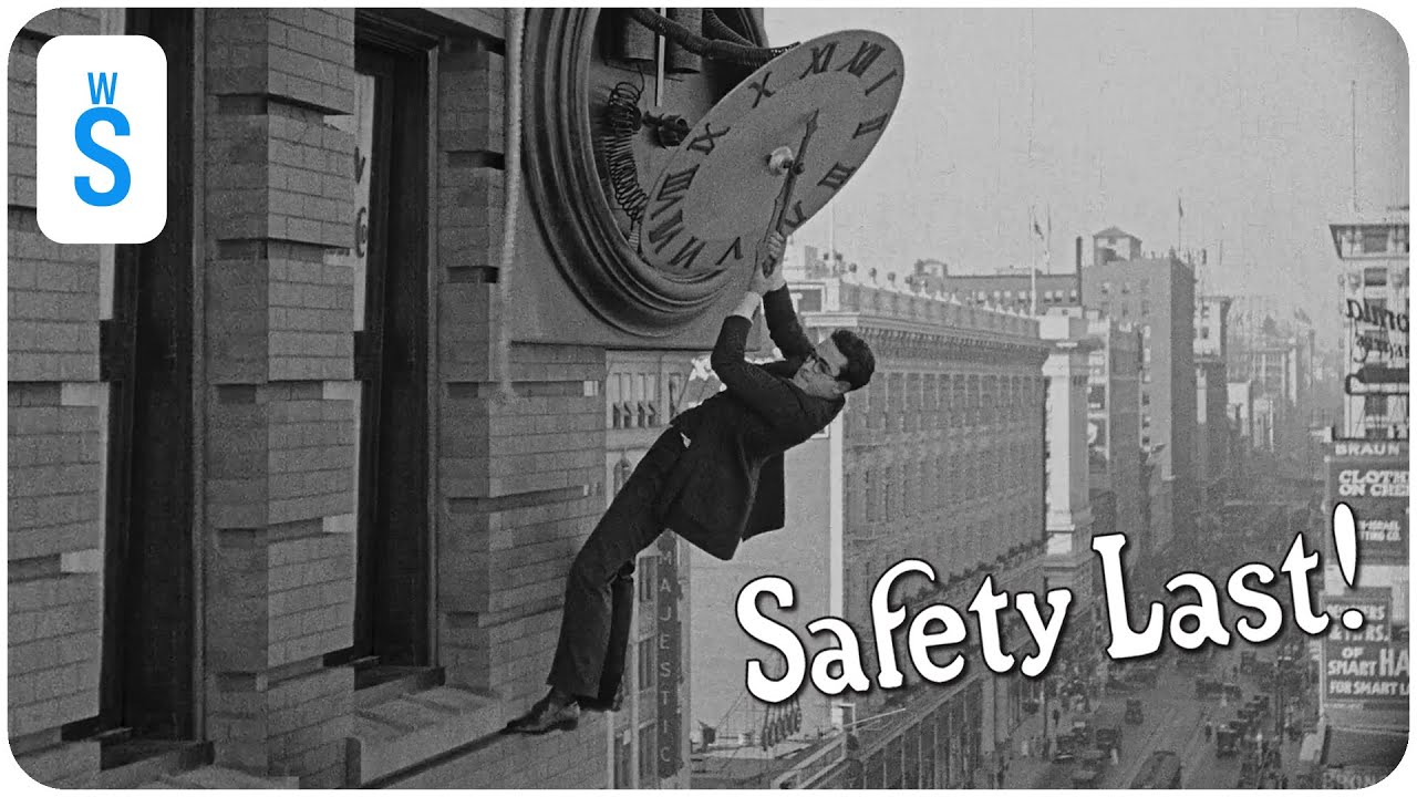 Safety Last (1923) | Scene: The Big Clock