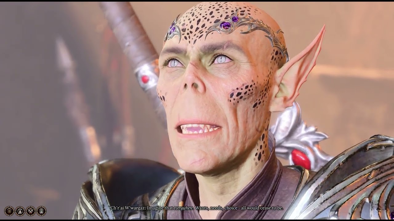 Baldur's Gate 3: Githyanki Inquisitor W'wargaz Battle on Honour Mode