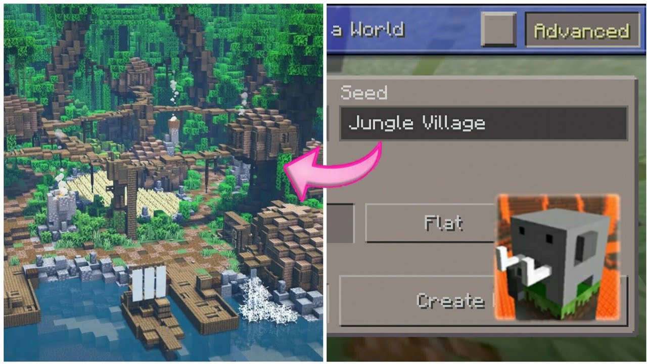 Jungle Village Seed In Craftsman Building Craft