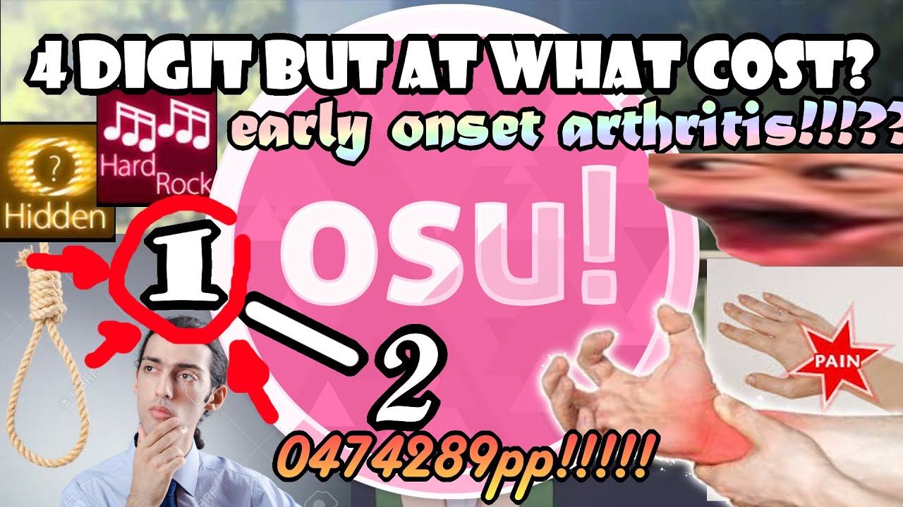 2 years of osu! progress in 5 minutes (700+ hours)