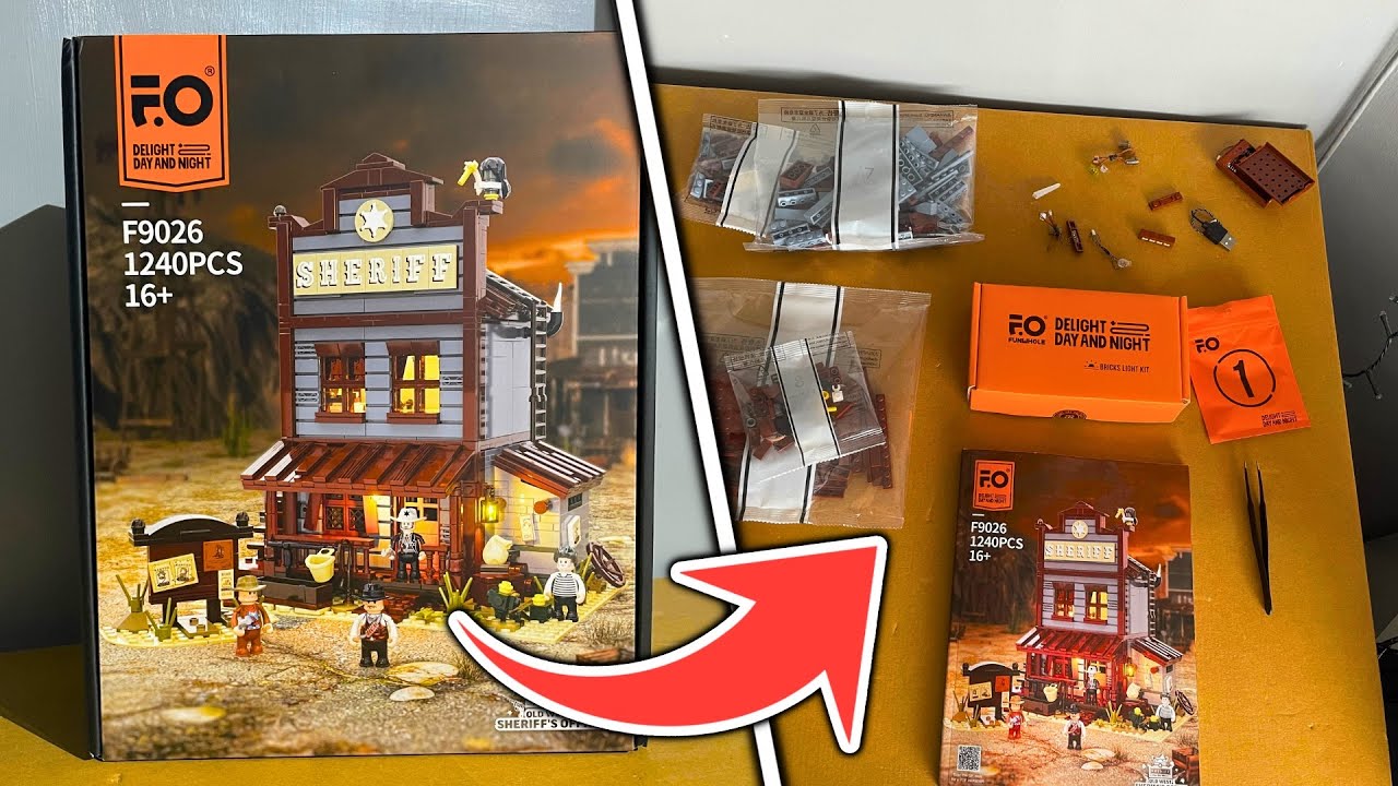 Old West Sheriff’s Office Unboxing & Build Vlog! (Funwhole)