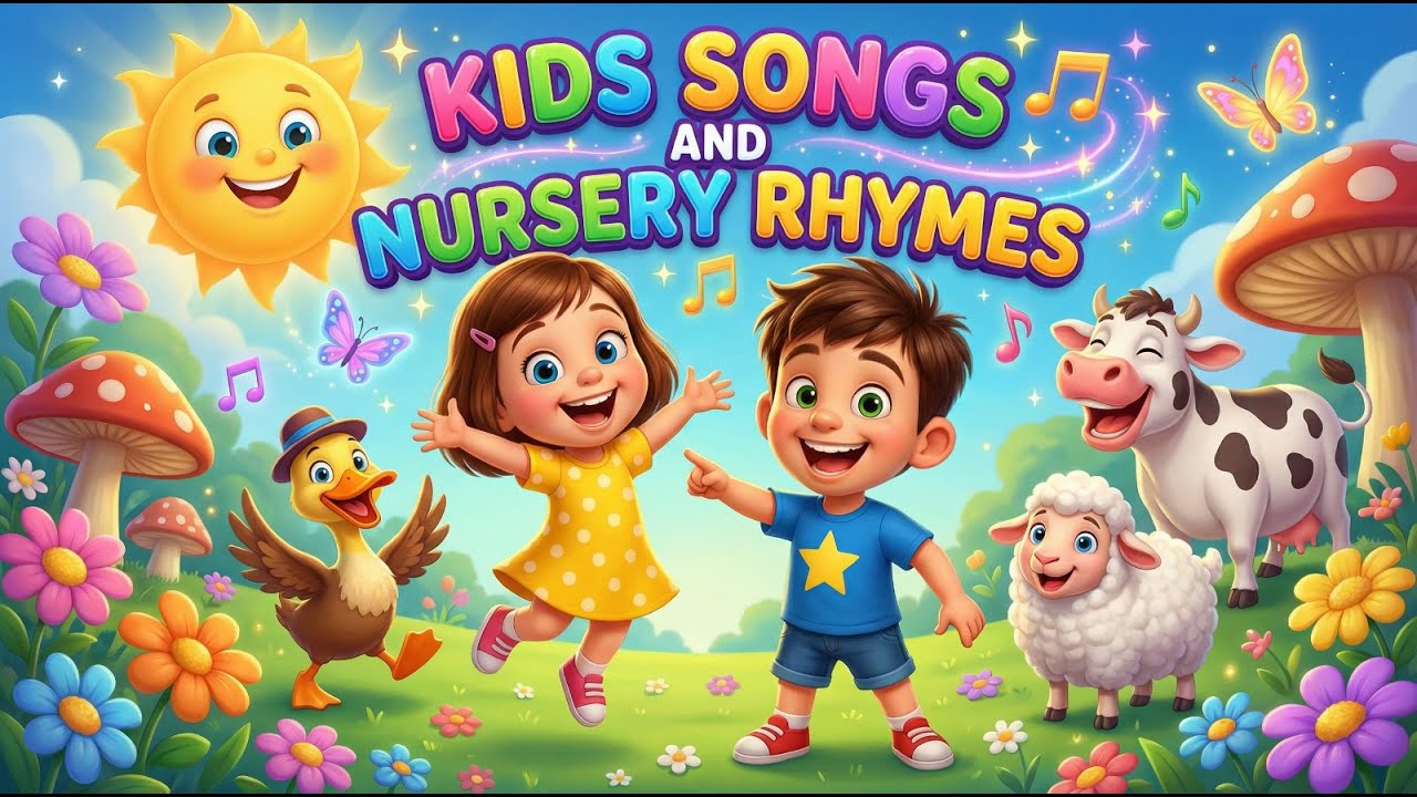 Kids Songs Compilation | Knock Knock (Who Is at the Door), Rain Rain, Animal Farm& Wheels on the Bus