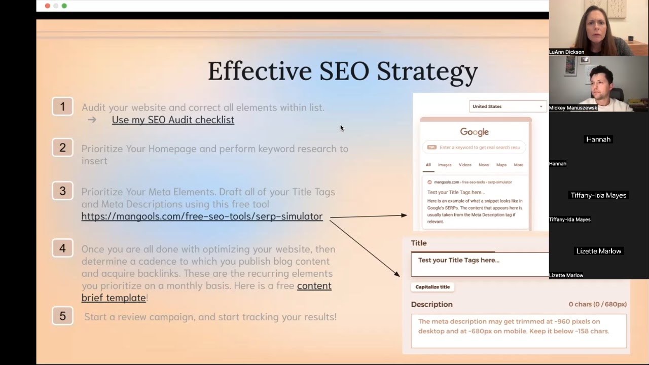 EveryStem Member Zoom: How to Boost your SEO as a Florist