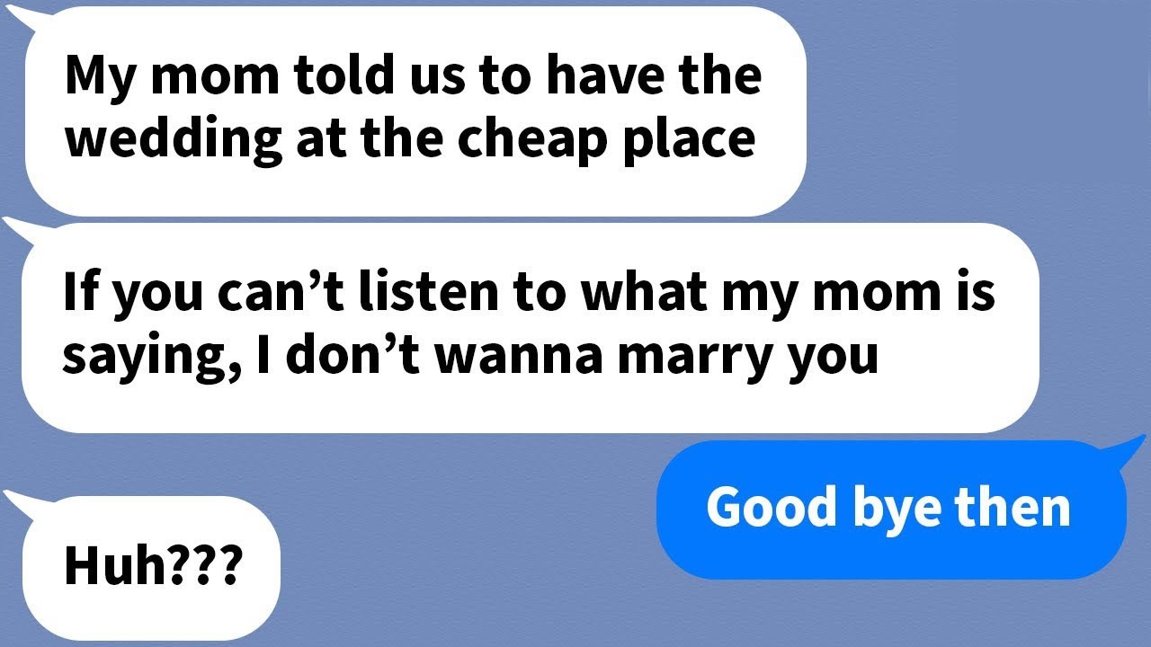 【Apple】 My husband is a mama's boy and he cancelled our wedding venue because...