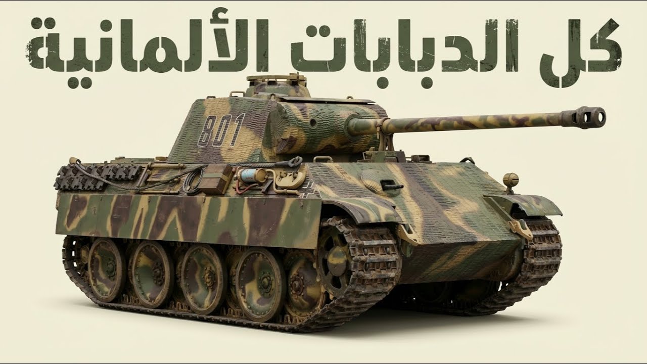 كل الدبابات الألمانية التي صُنِعَت عبر التاريخ