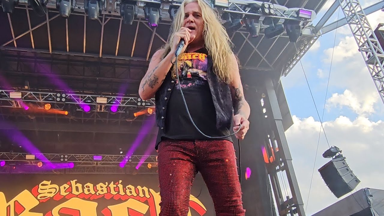Sebastian Bach (Skid Row) 18 and Life Live Northern Lights Music Fest Escanaba Michigan July 21 2023