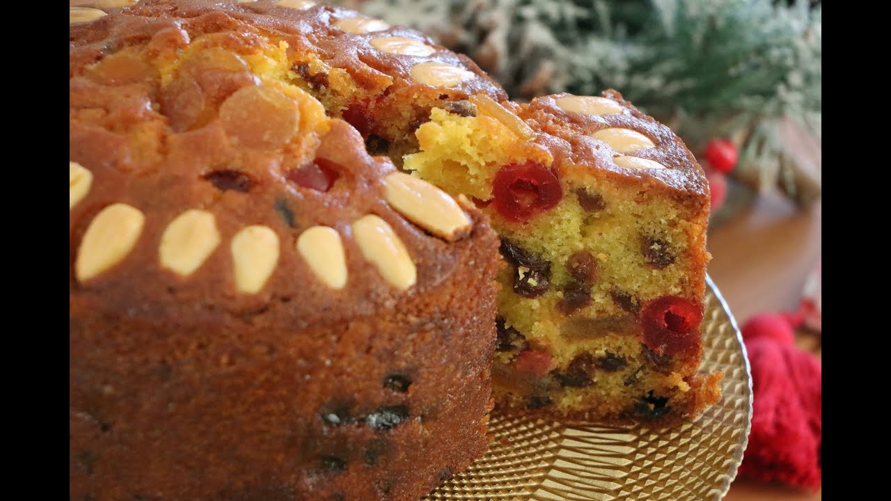 Christmas-Genoa Cake!!Easy Christmas Fruit Cake!!