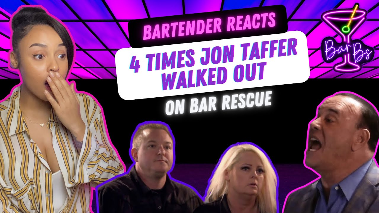 Bartender Reacts to 4 Times Jon Taffer Walked Out on Bar Rescue | Bar Bs Network