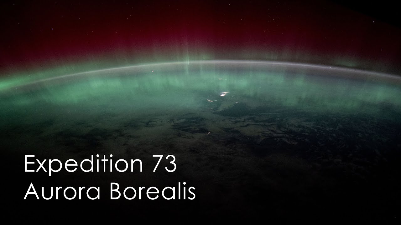 Aurora Borealis over North America