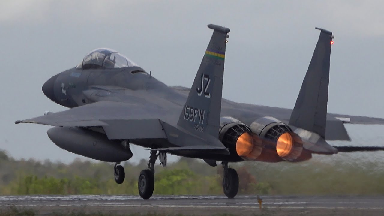 Takeoff at CRUZEX: F-15, F-16, F-39 Gripen, F-5, KC-390, A-29, KC-46, Various Aircraft Taking Off