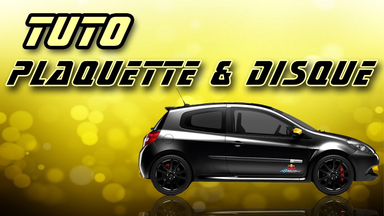 TUTO remplacer plaquettes et disques de frein avant Renault Clio 3 RS (replace brake pads and disc)