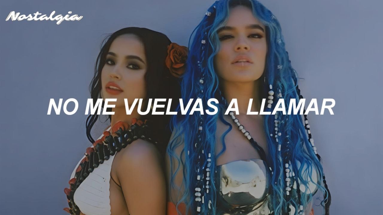 Becky G, KAROL G - MAMIII (Letra/Lyrics)