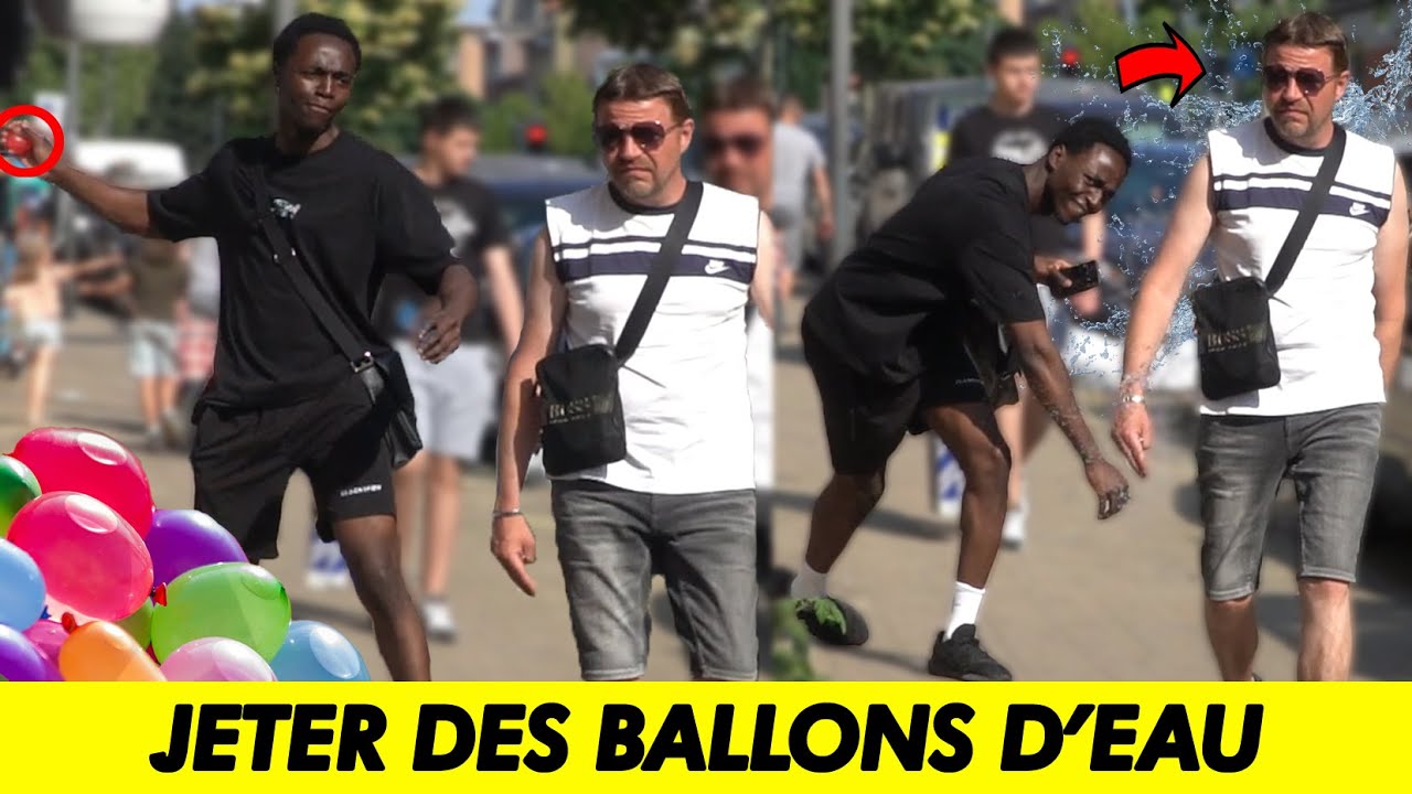 JETER Des Ballons D'EAU PRANK