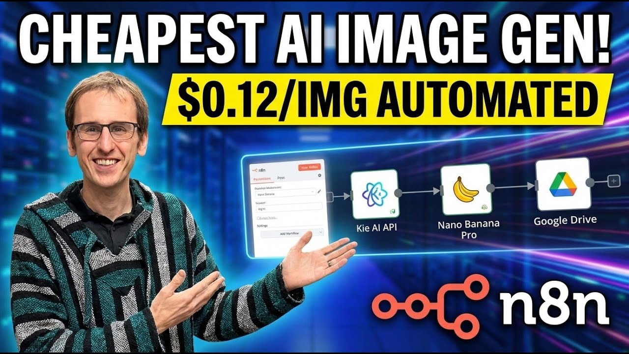 Automate Nano Banana Pro (Gemini 3) with N8N: The Cheapest AI Image Gen?