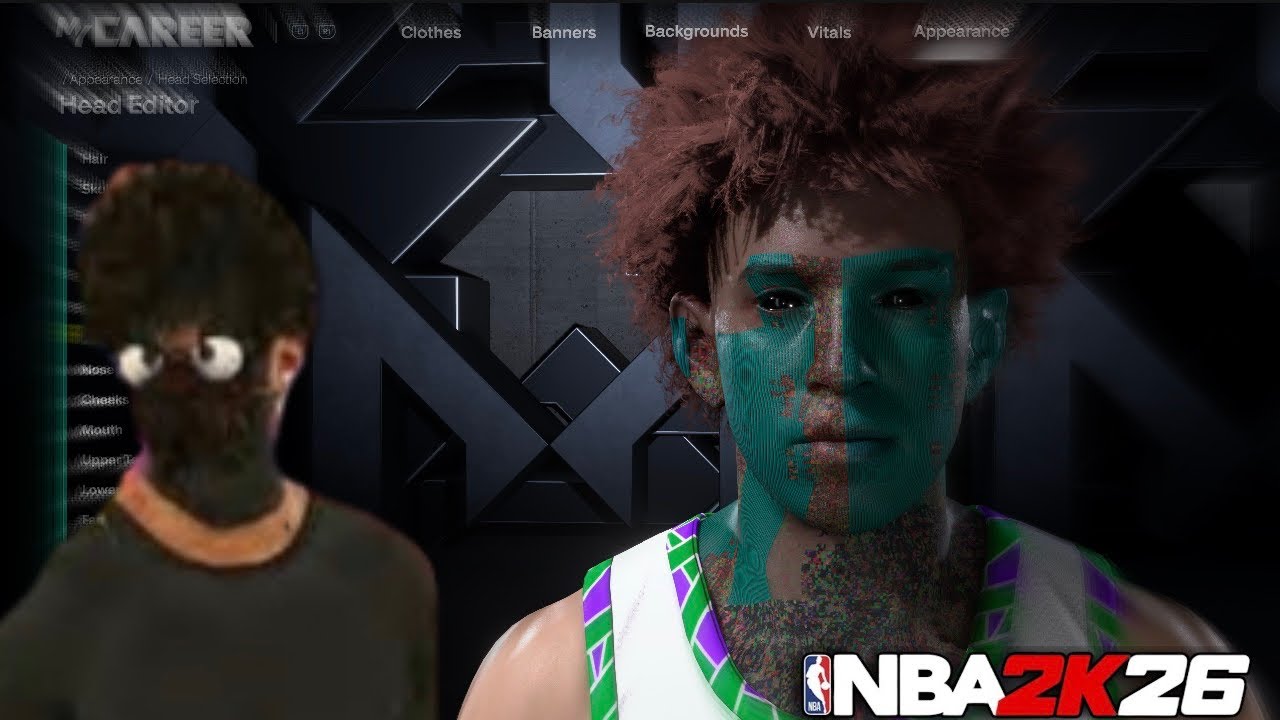 THE BEST TAZ FACE GLITCH IN NBA 2K26!!!! (NOT PATCHED!!!) #2k26  #tazface #glitch 