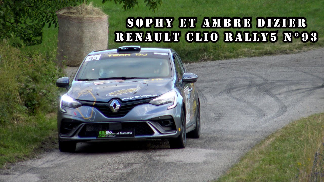 Rallye de Saint Marcellin 2023 - Renault Clio Rally5 N°93 - Sophy et Ambre DIZIER