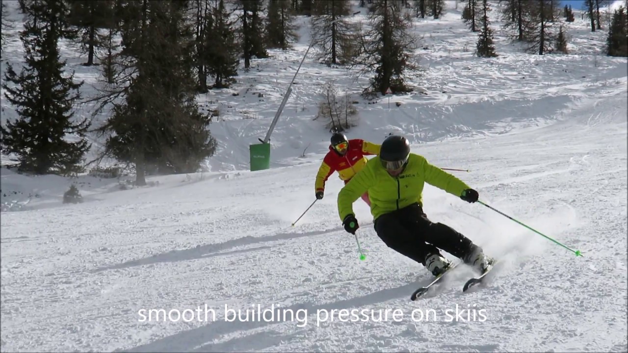 Carving ski technique