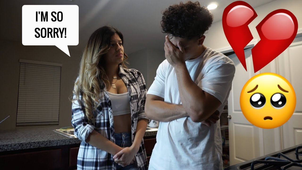 I CHEATED ON YOU PRANK ON HUSBAND! *emotional*