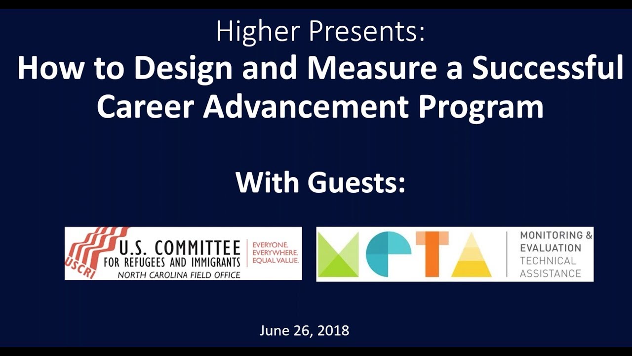 How to Design and Measure a Successful Career Advancement Program