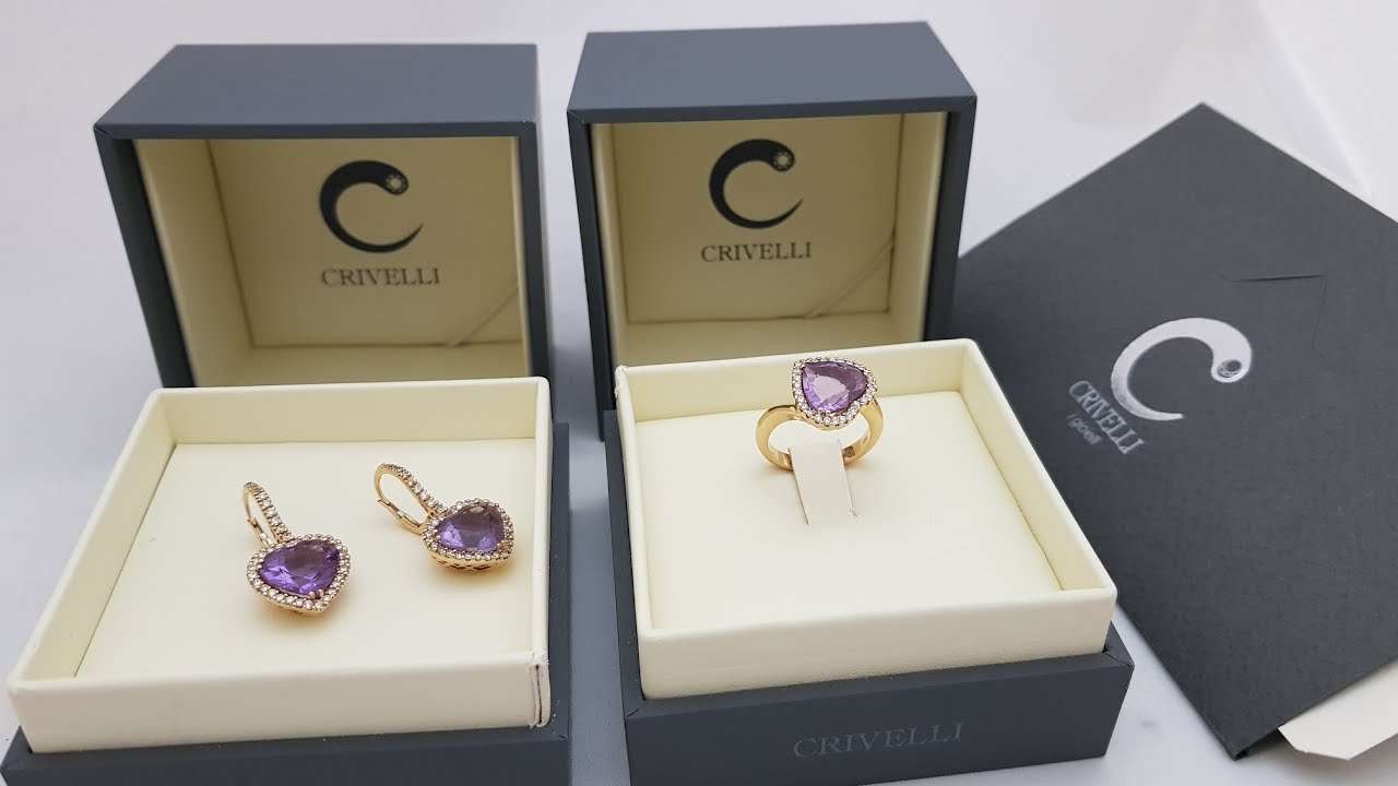 Ювелирный ломбард Киева предлагает серьги Crivelli c аметистом!