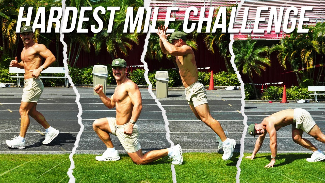 The World's HARDEST Mile - Bear Crawl, Burpee, Lunge, Run