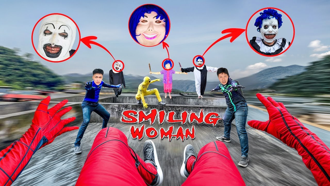 SPIDERMAN Vs SMILING WOMAN #17 | A Deadly Game to Save the Team and Spider Boy (Horror POV)|Epic POV