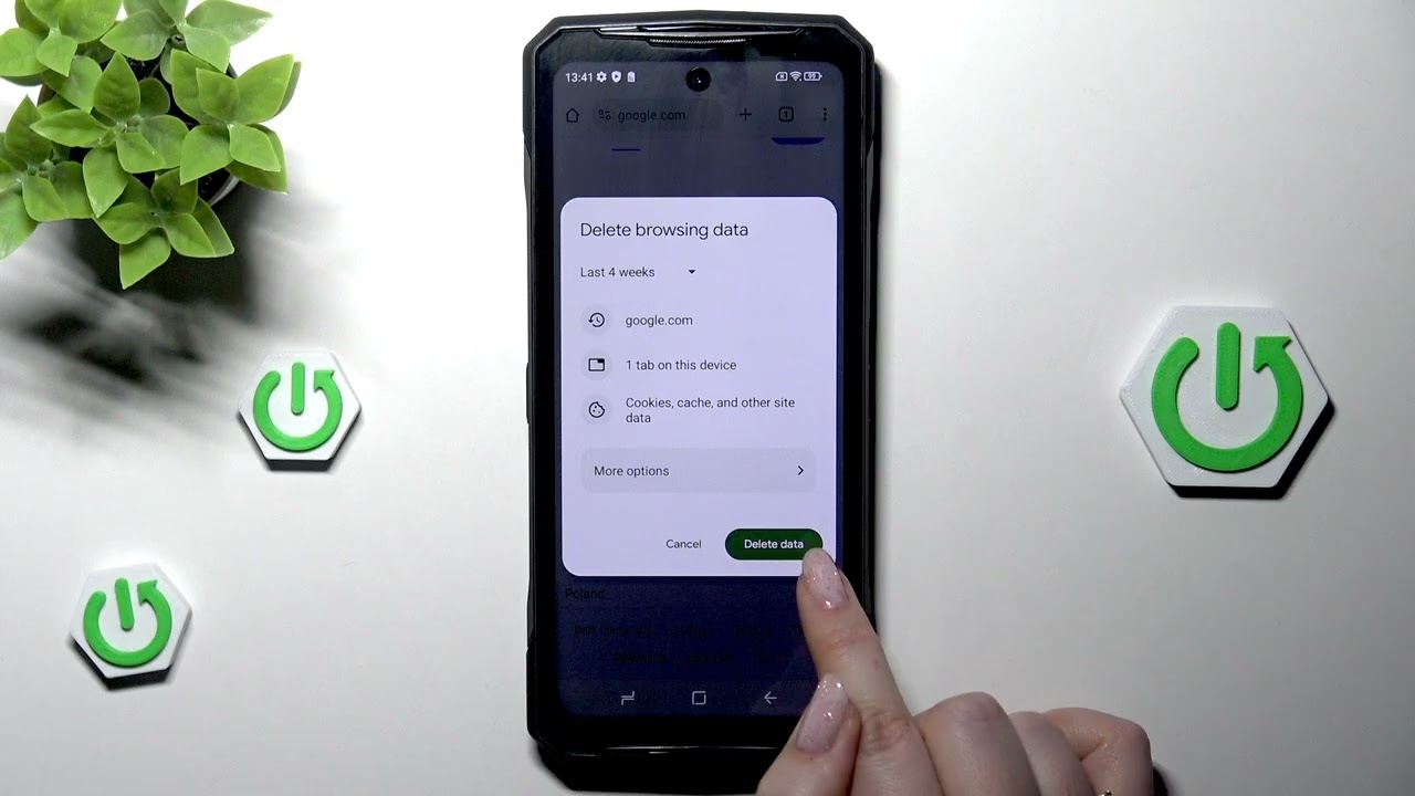 DOOGEE V40 Pro – How to Clear Browsing Data