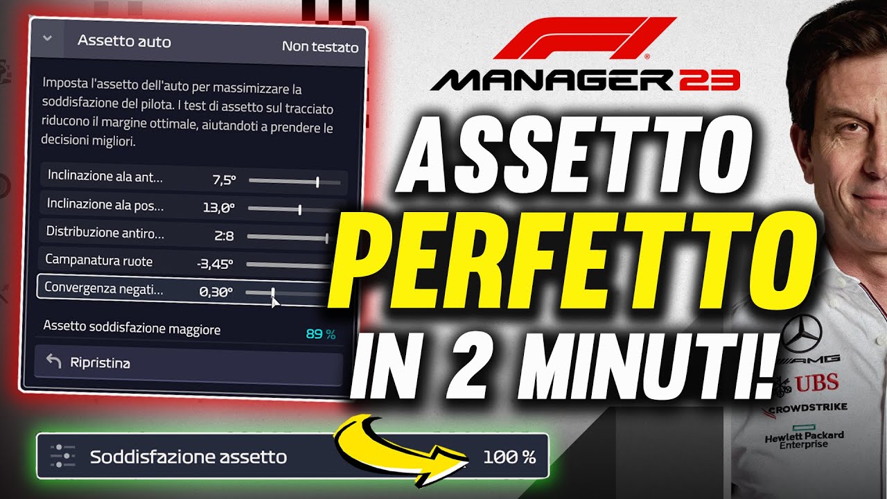 F1 MANAGER 2023 - Come trovare L'ASSETTO PERFETTO in 2 MINUTI