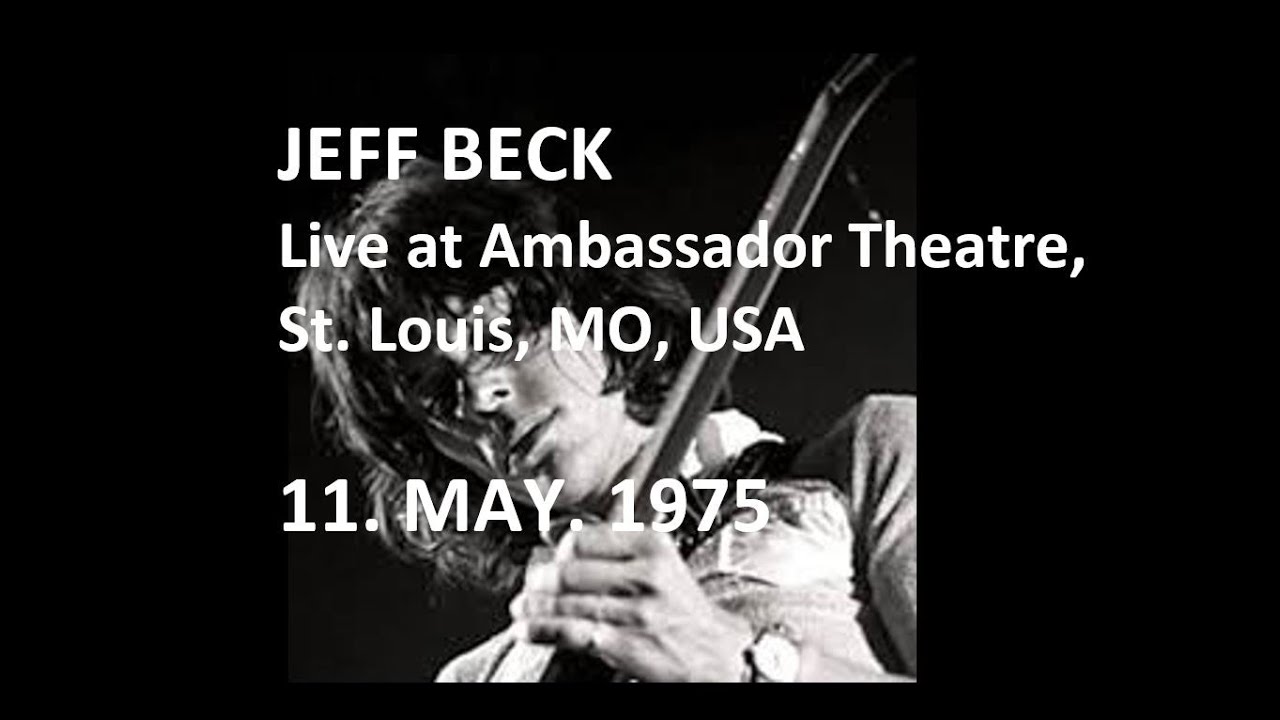 JEFF BECK - Live at Ambassador Theatre, St. Louis 1975. - Medley