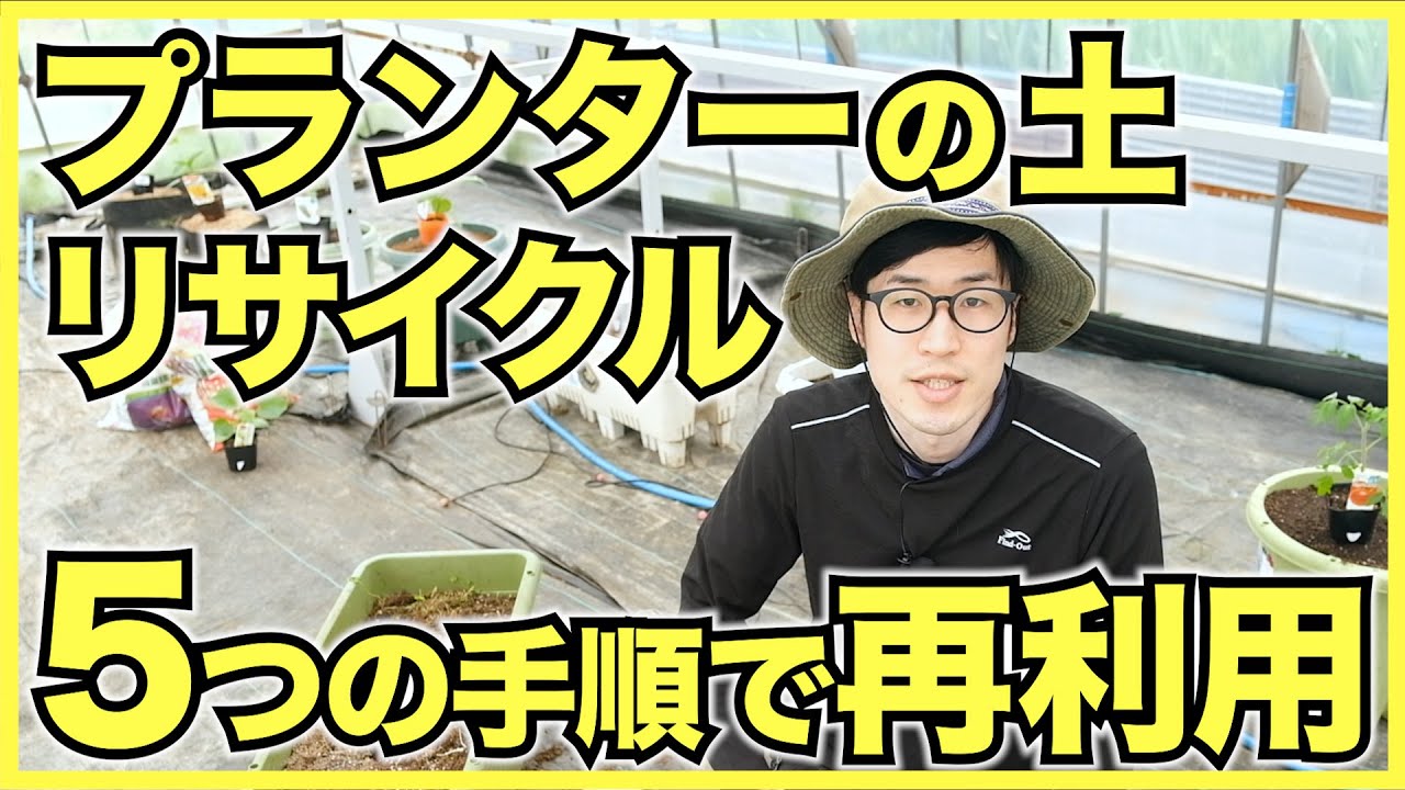 【培養土】プランター栽培の土を再生する5つの手順【土のリサイクル再利用】