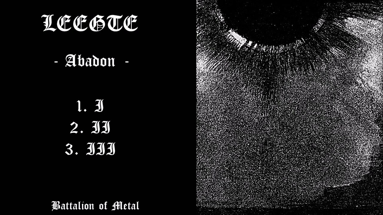 LEEGTE - Abadon (FULL EP) Belgium