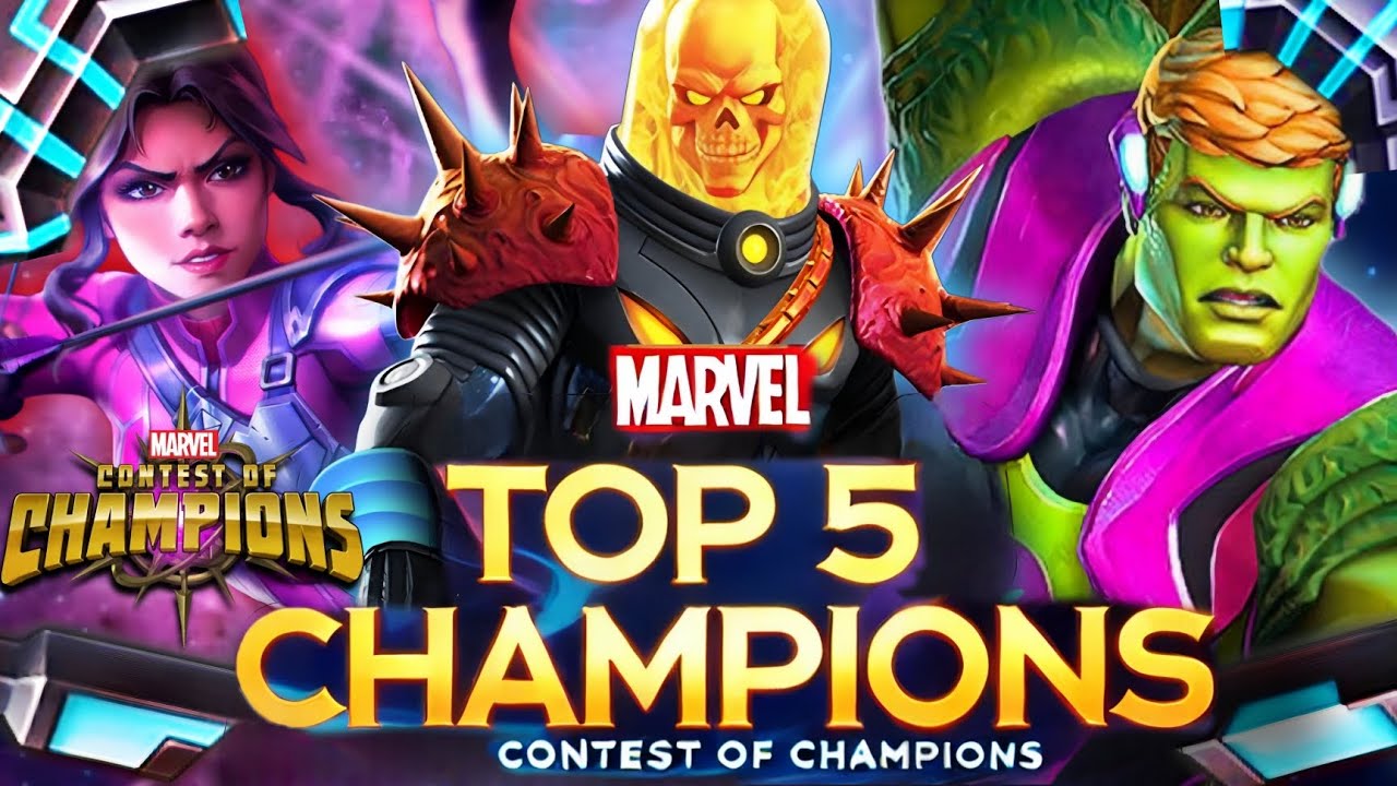ТОП-5 ЧЕМПИОНОВ в Marvel: Битва чемпионов | Список MCOC для 6 ЗВЕЗД
